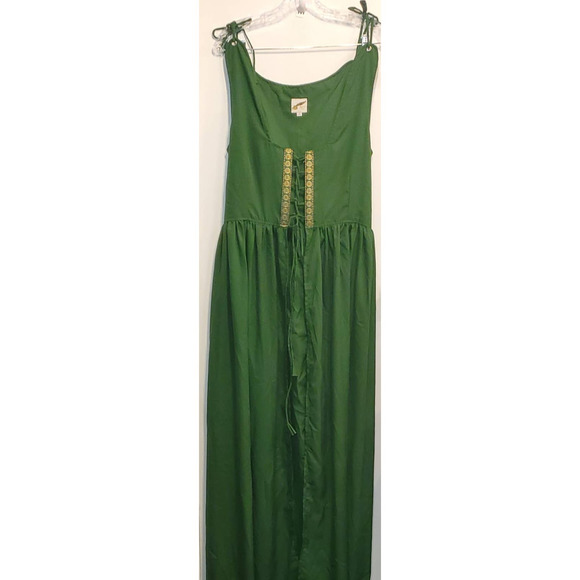 Quill & Ink Dresses & Skirts - QUILL & Ink Green Ren Faire Liesl Overdress Maxi Dress Size L/XL